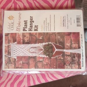 Macrame plant hanger kit
